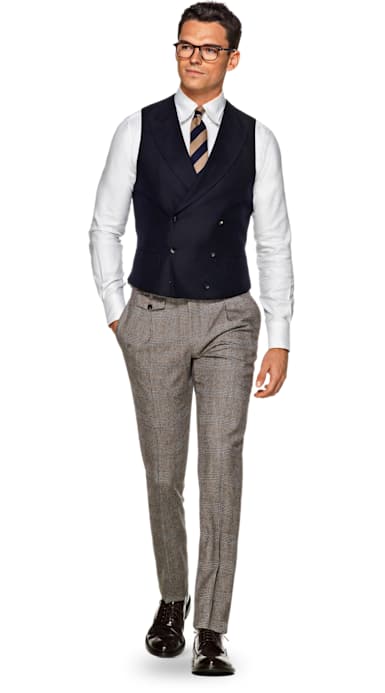 Navy Waistcoat