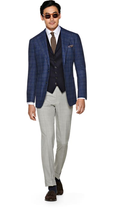 Navy Waistcoat