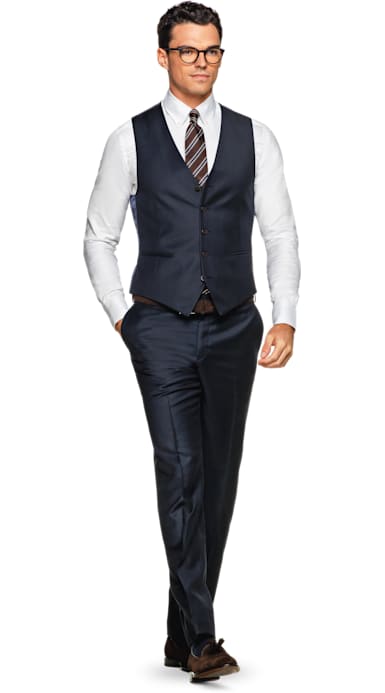 Navy Waistcoat