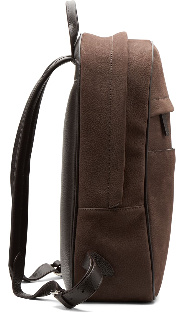 Dark Brown Backpack Bag18215 Suitsupply Online Store