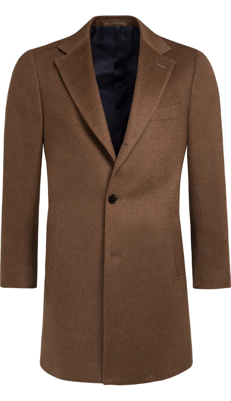 Brown Overcoat J527i | Suitsupply Online Store