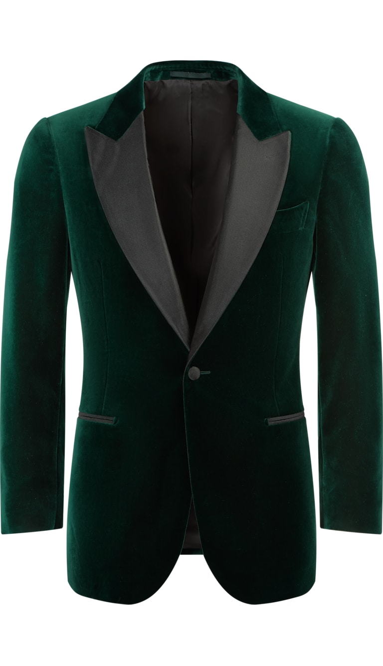 Jacket Green Plain Lazio Tuxedo C1290i | Suitsupply Online Store