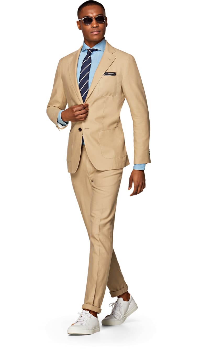 Jort Light Brown Suit | Suitsupply Online Store