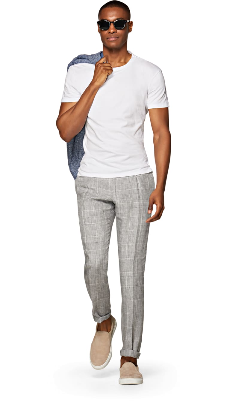 Light Grey Trousers B1001i | Suitsupply Online Store
