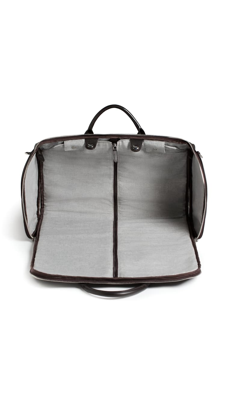 Dark Brown Holdall Suit Carrier Bag17120 Suitsupply Online Store