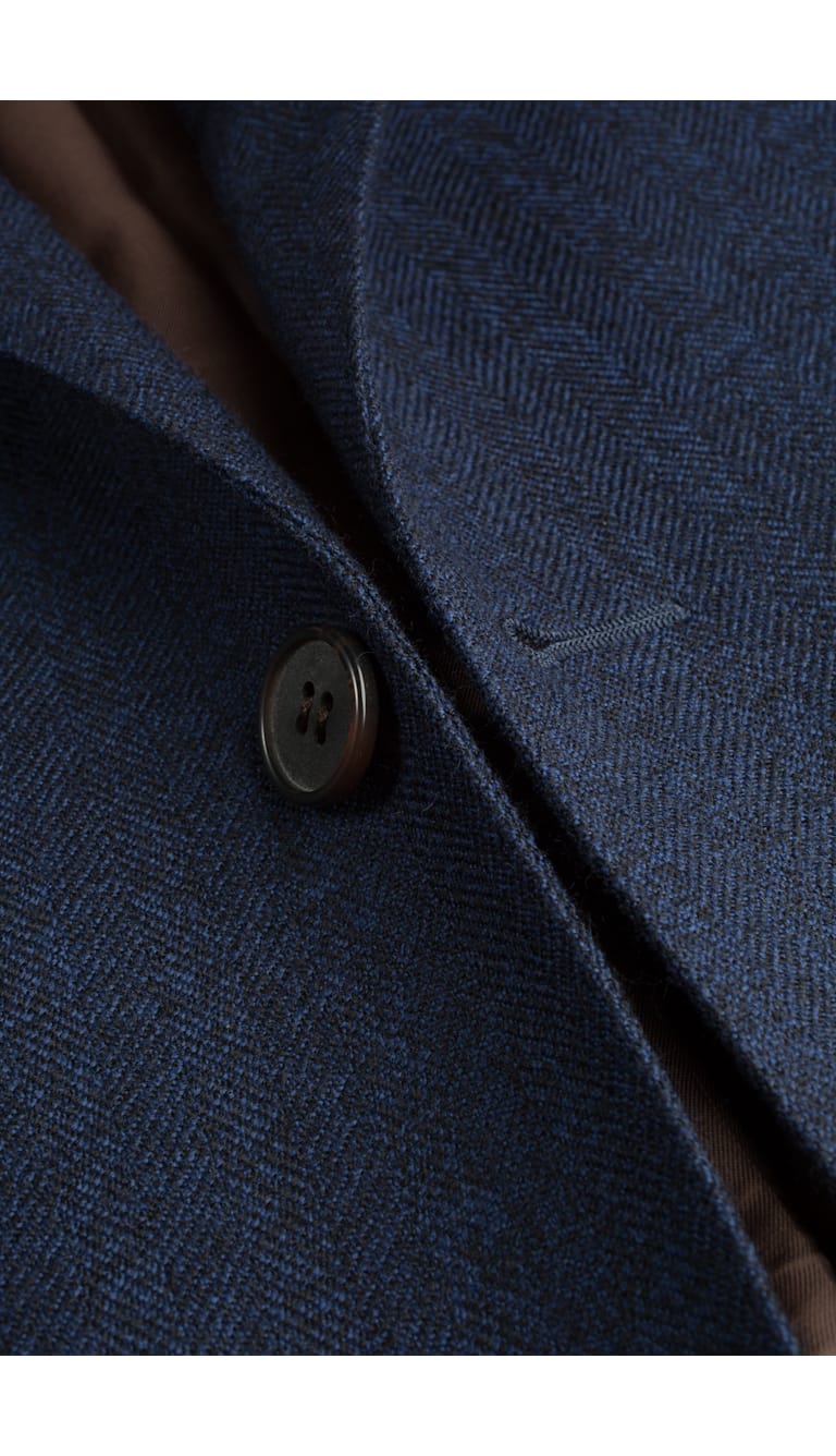 Jacket Blue Herringbone Washington C1012i | Suitsupply Online Store