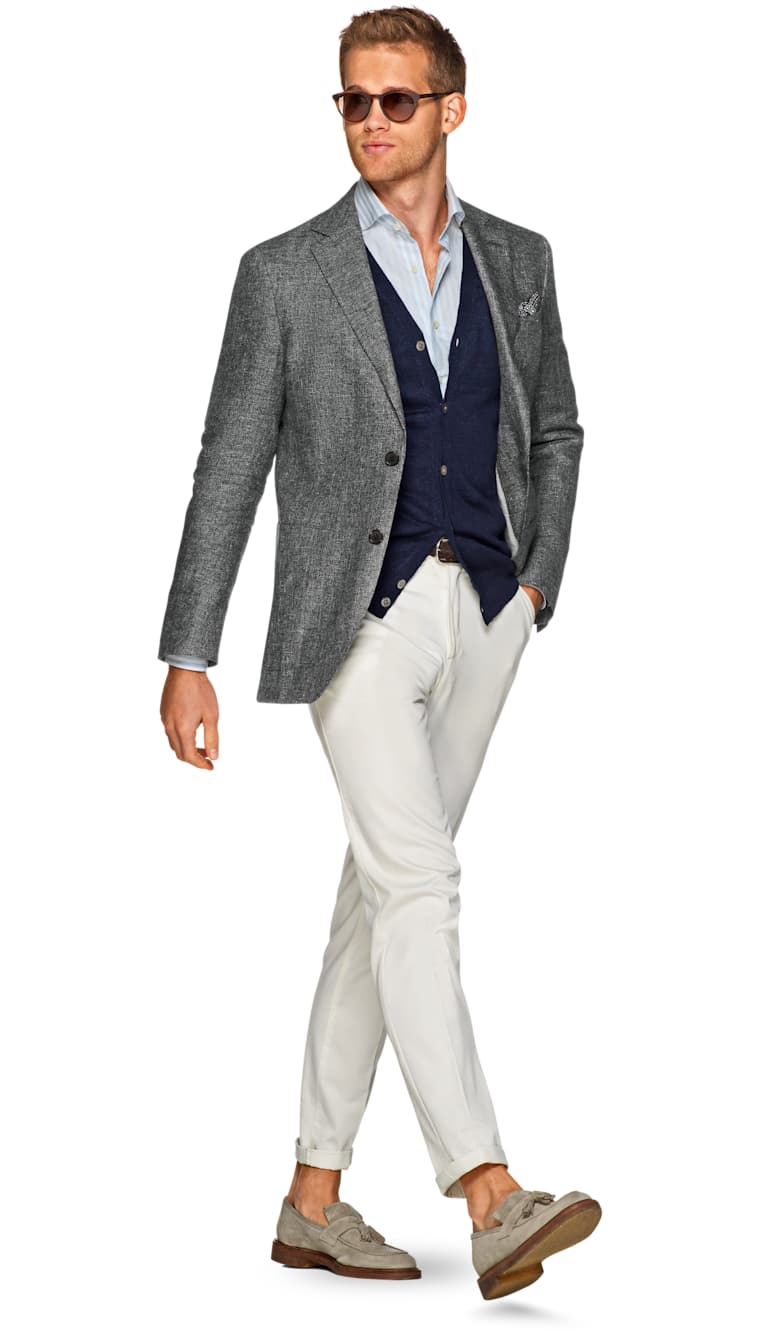 Jacket Grey Plain Havana C1103i | Suitsupply Online Store
