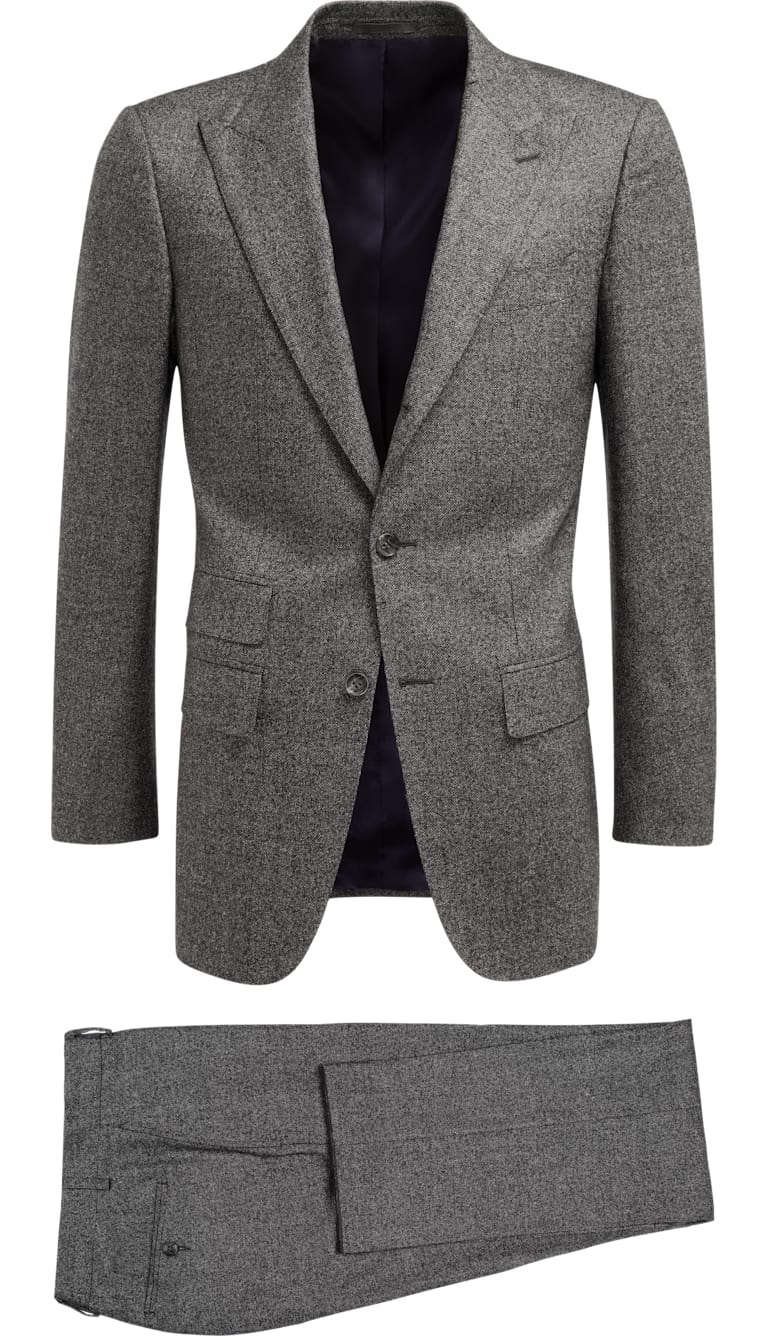 Suit Grey Plain Washington P4753i Suitsupply Online Store