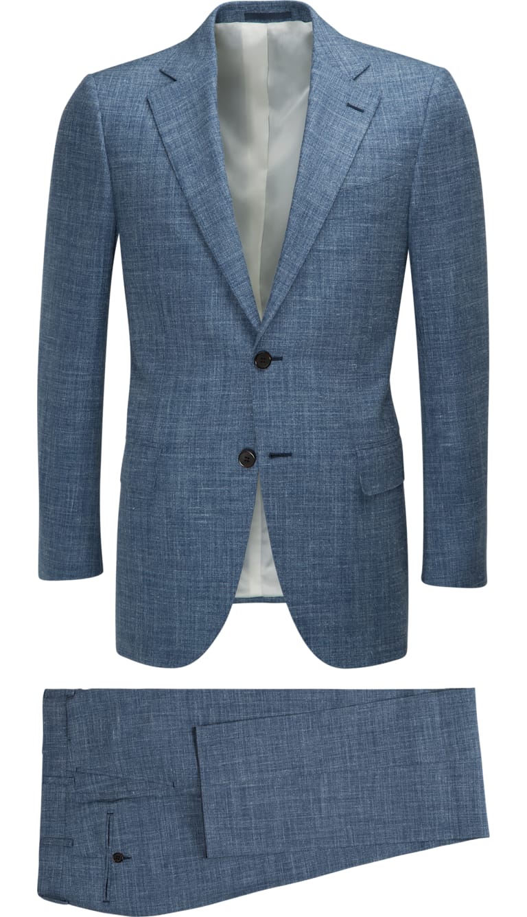 Suit Blue Plain Lazio P5132i | Suitsupply Online Store