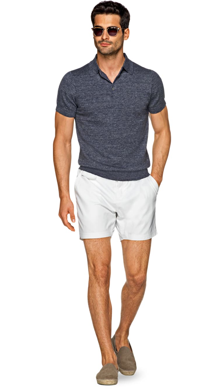 White Swim Shorts Swim014 Suitsupply Online Store
