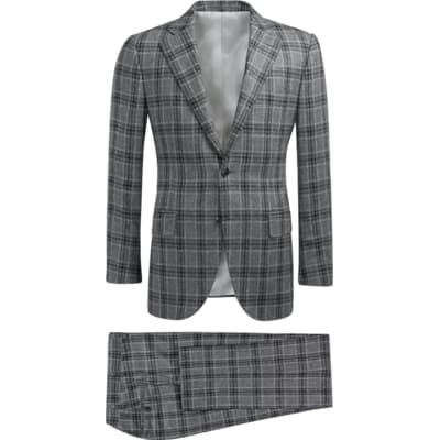 Suit Grey Check Havana P5256i | Suitsupply Online Store