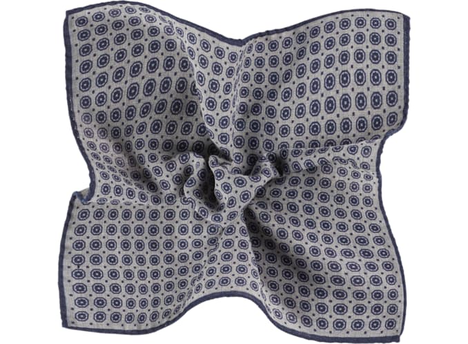 Navy Pocket Square