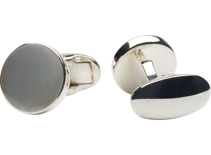 Round cufflinks