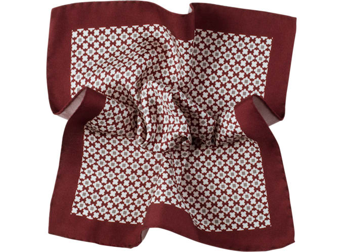 Burgundy Pocket Square