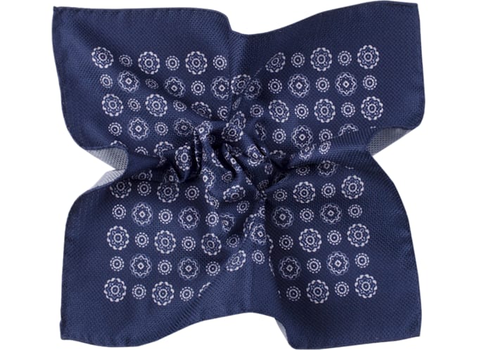 Blue Pocket Square