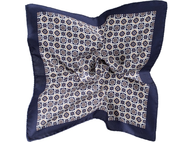 Navy Pocket Square