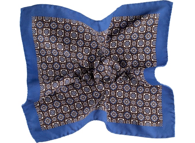 Brown Pocket Square
