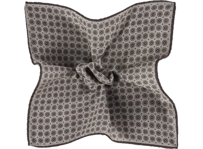 Brown Pocket Square