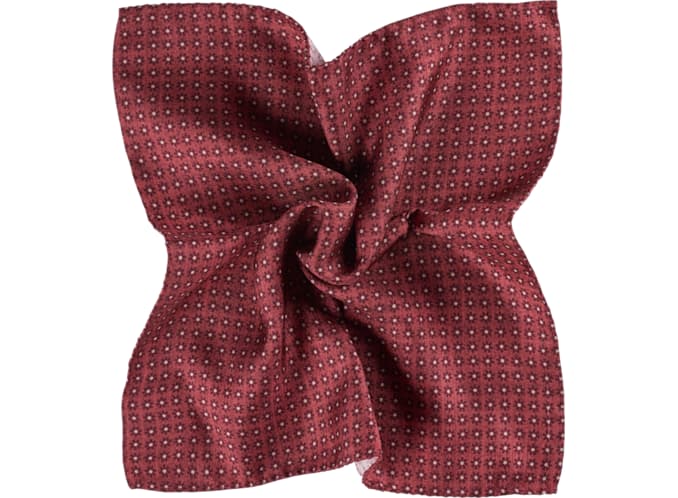 Red Pocket Square