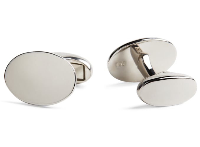 Oval cufflinks