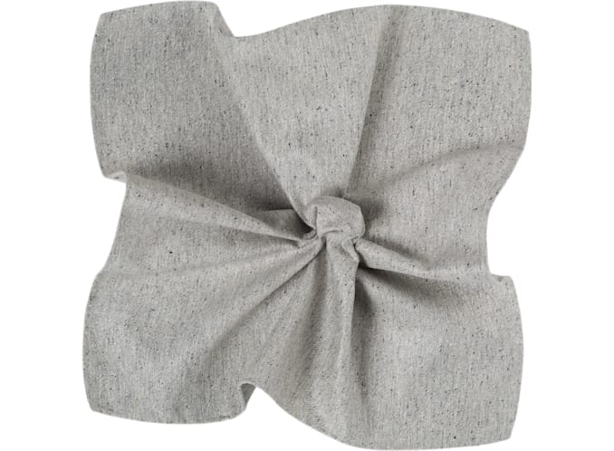 Grey Pocket Square