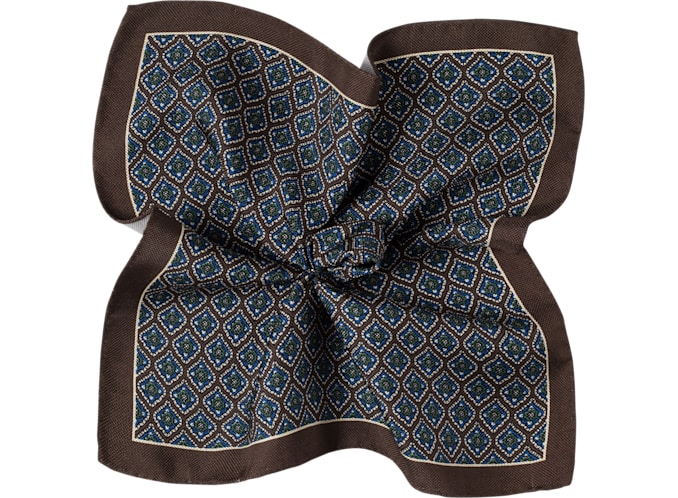 Brown Pocket Square