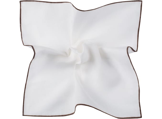 Brown Pocket Square