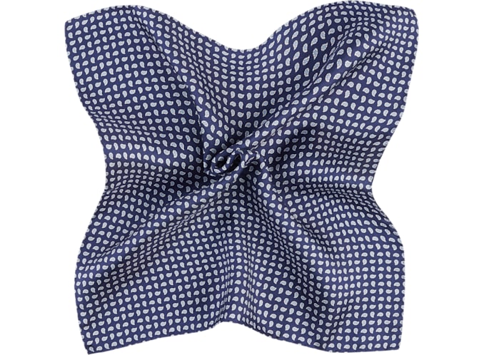 Navy Pocket Square