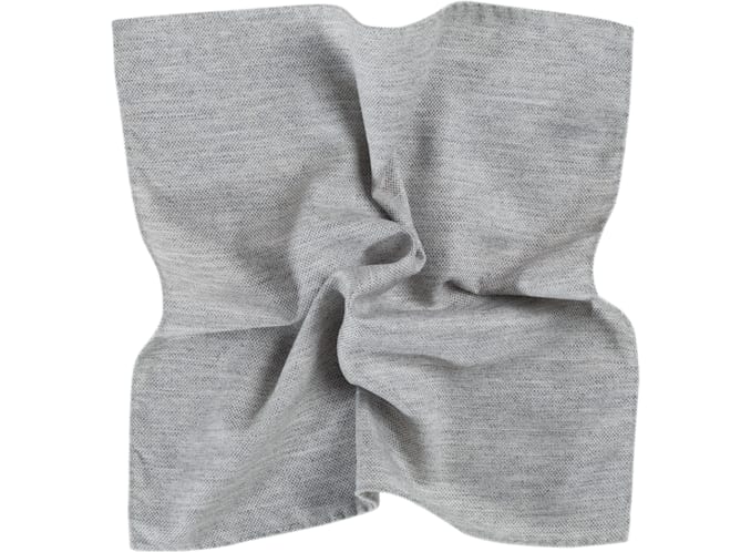 Grey Pocket Square