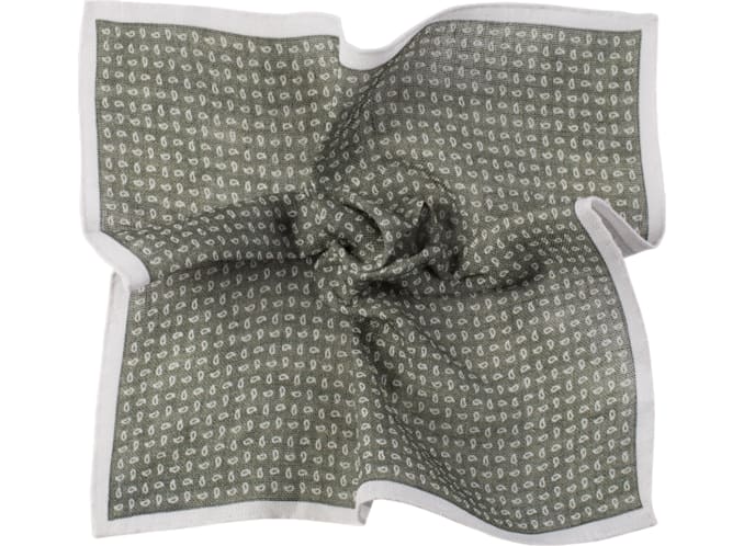 Green Pocket Square