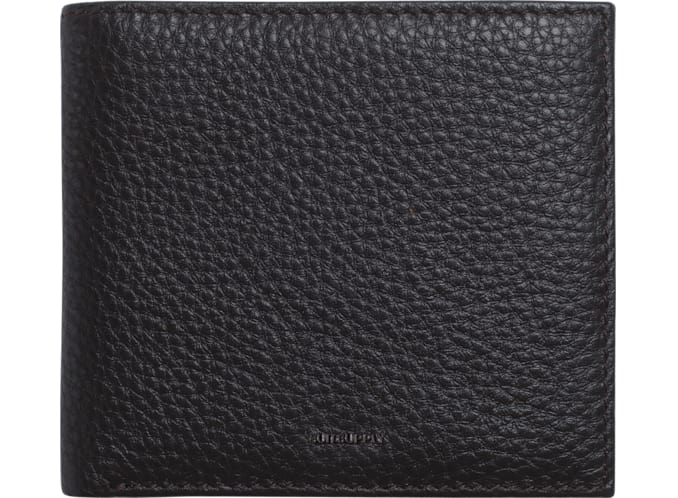 Dark Brown Billfold Wallet + Tile