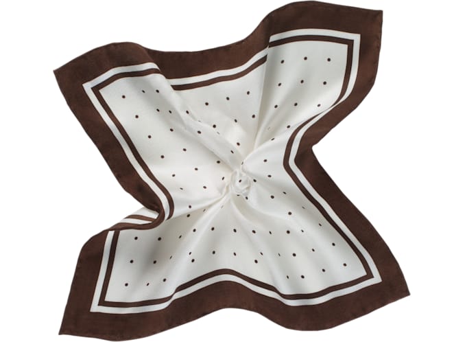 Brown Pocket Square