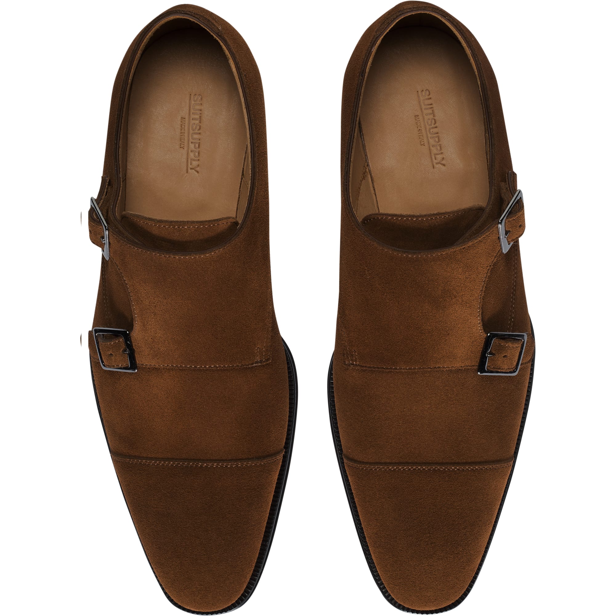 Light Brown Double Monk Strap Fw165237 | Suitsupply Online Store