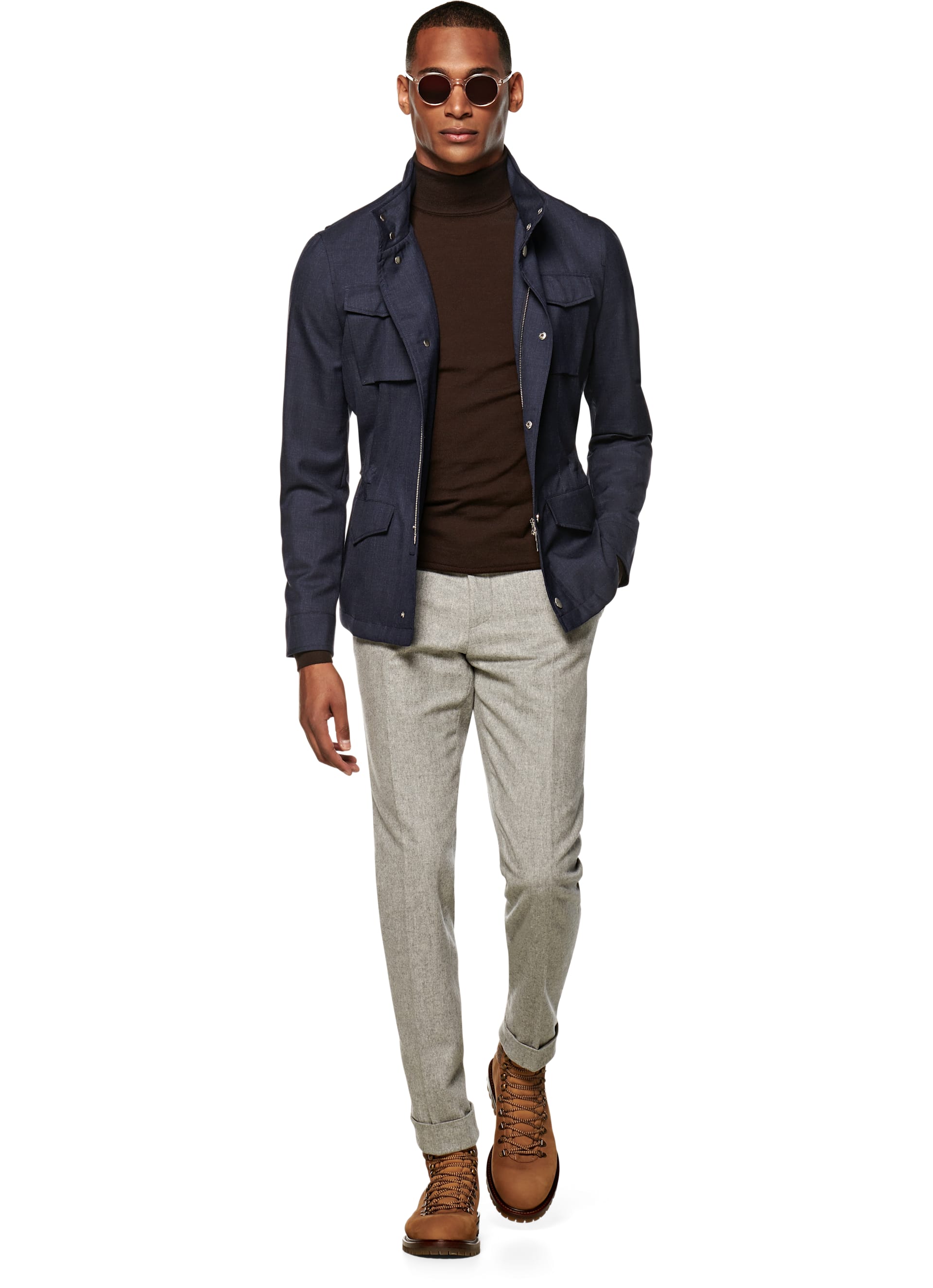 Blue Field Jacket J604i Suitsupply Online Store