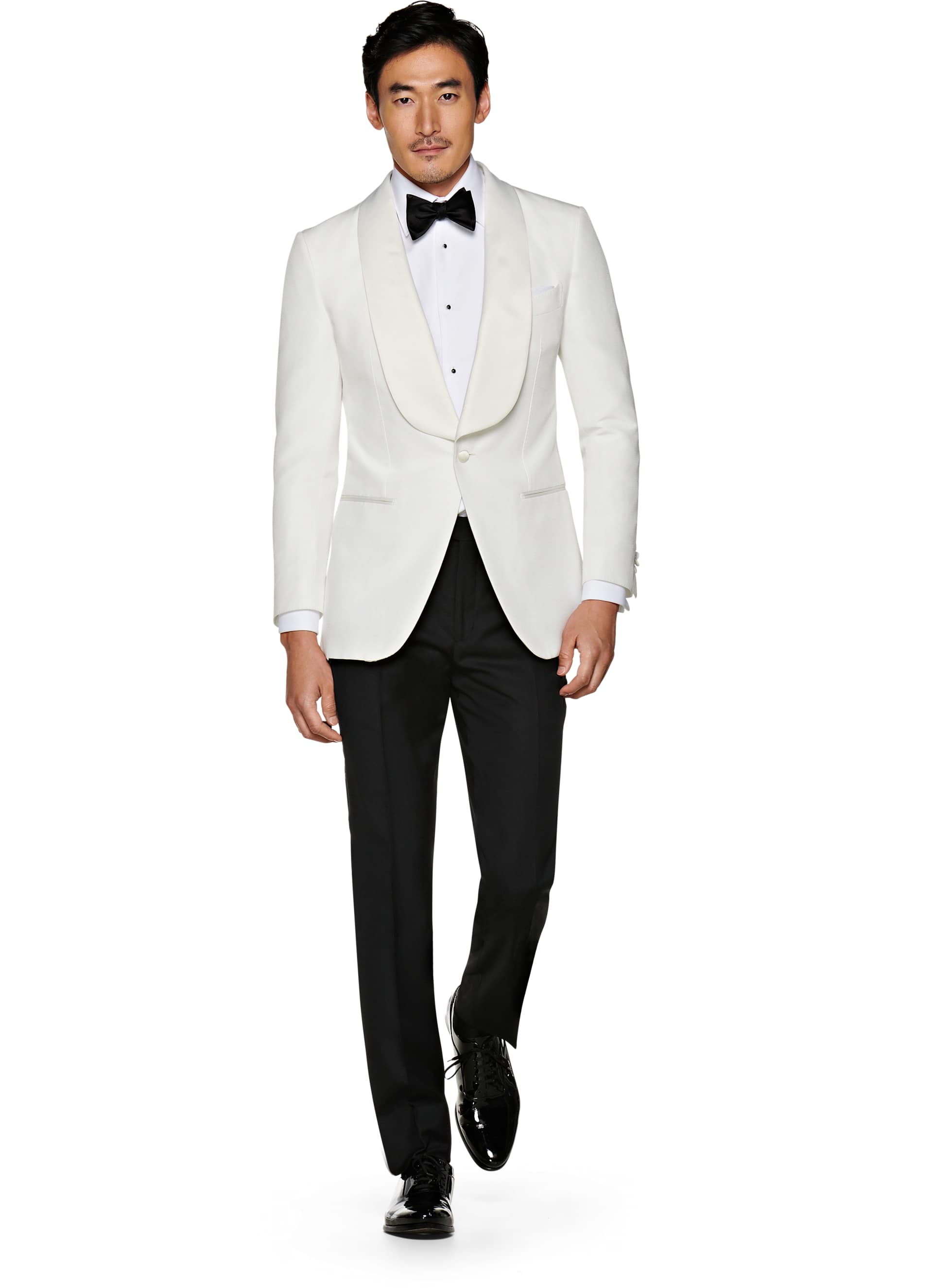 Jacket White Plain Washington Shawl Tuxedo C1294i | Suitsupply Online Store