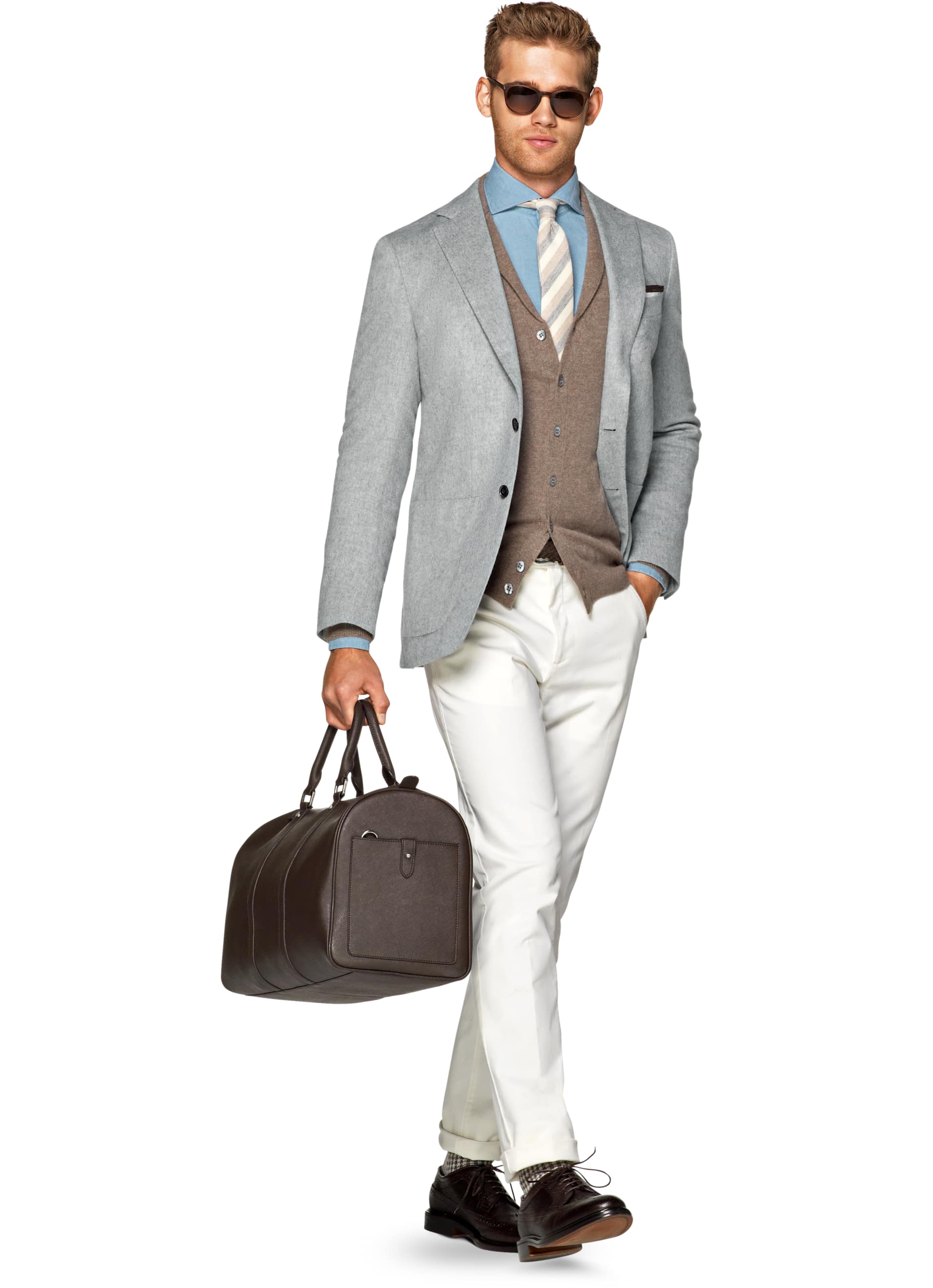 Jacket Grey Plain Havana C992i | Suitsupply Online Store