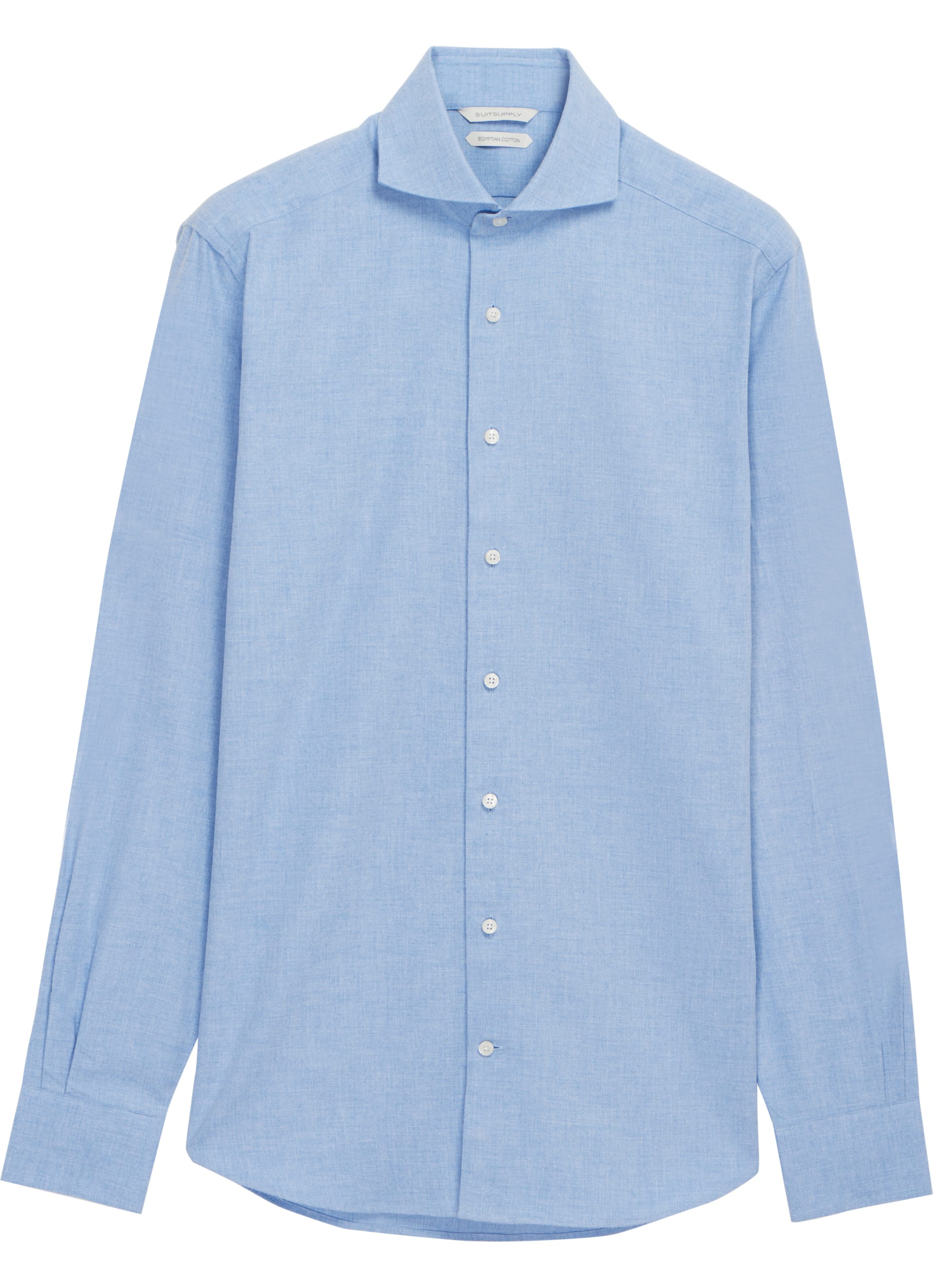 Light Blue Flannel Shirt Single Cuff H5812u | Suitsupply Online Store