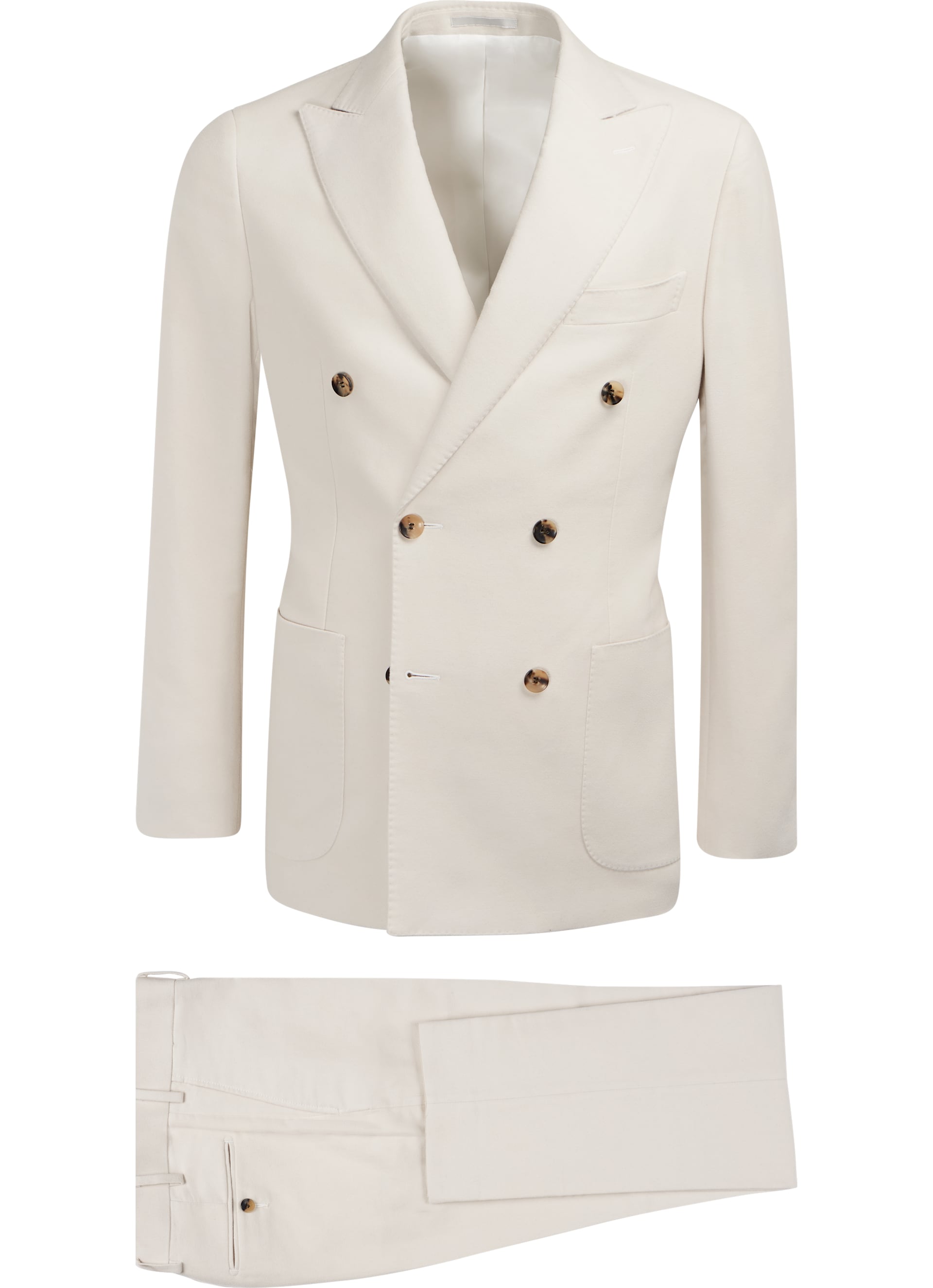 Suit Off White Plain Havana P5534i | Suitsupply Online Store