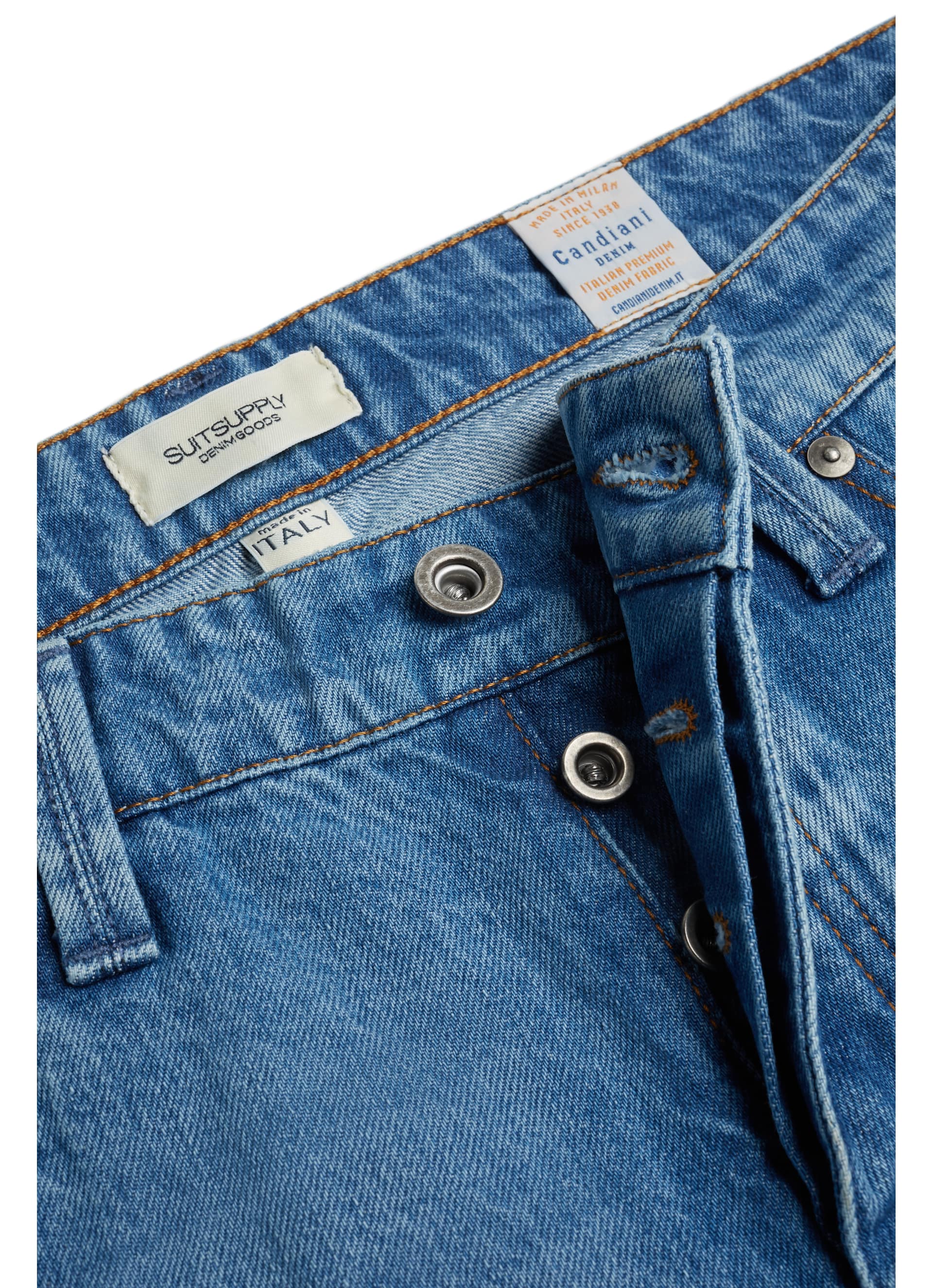 Light Blue Selvedge Jeans B744i | Suitsupply Online Store