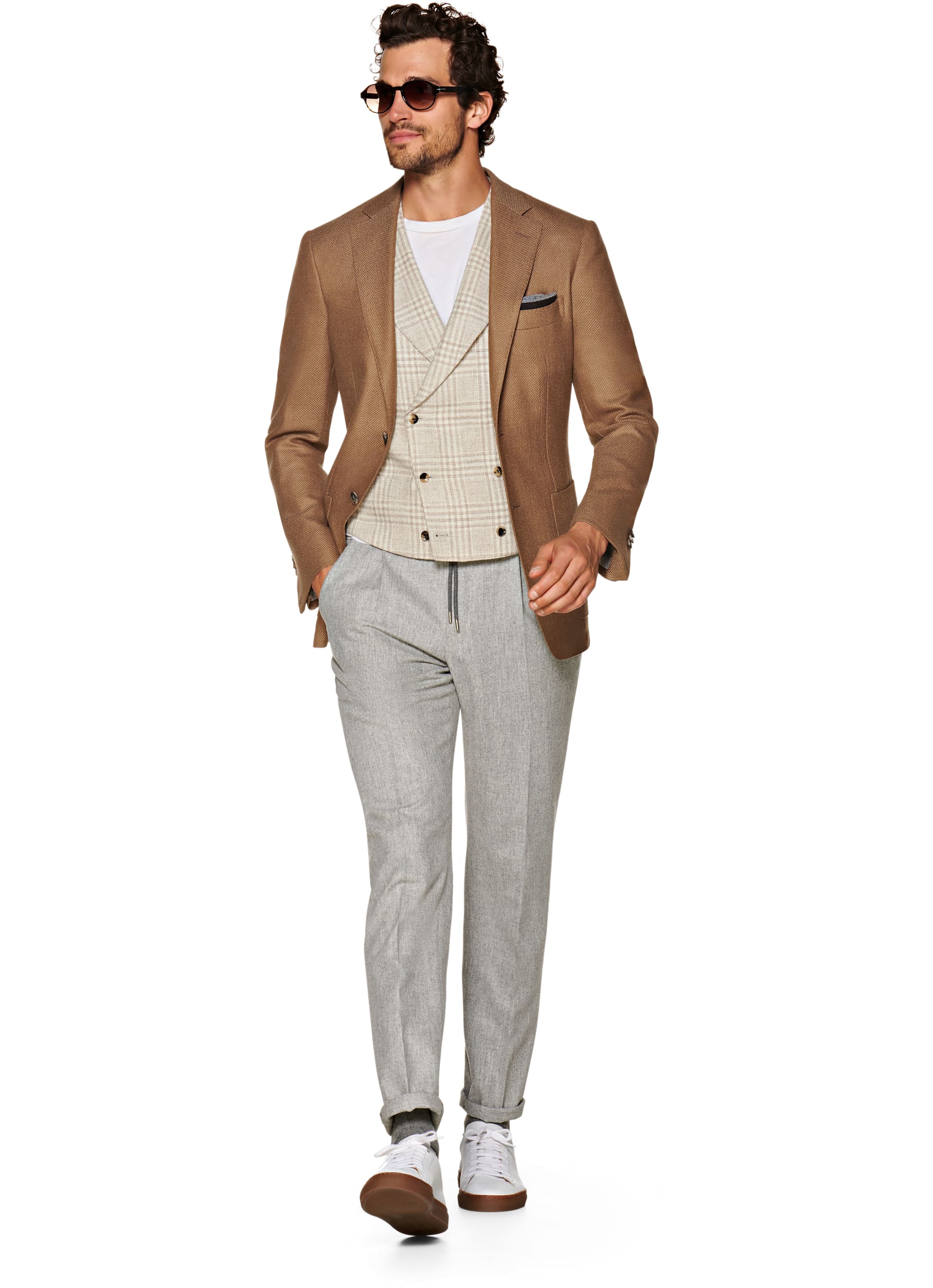 Light Brown Waistcoat W180206i | Suitsupply Online Store