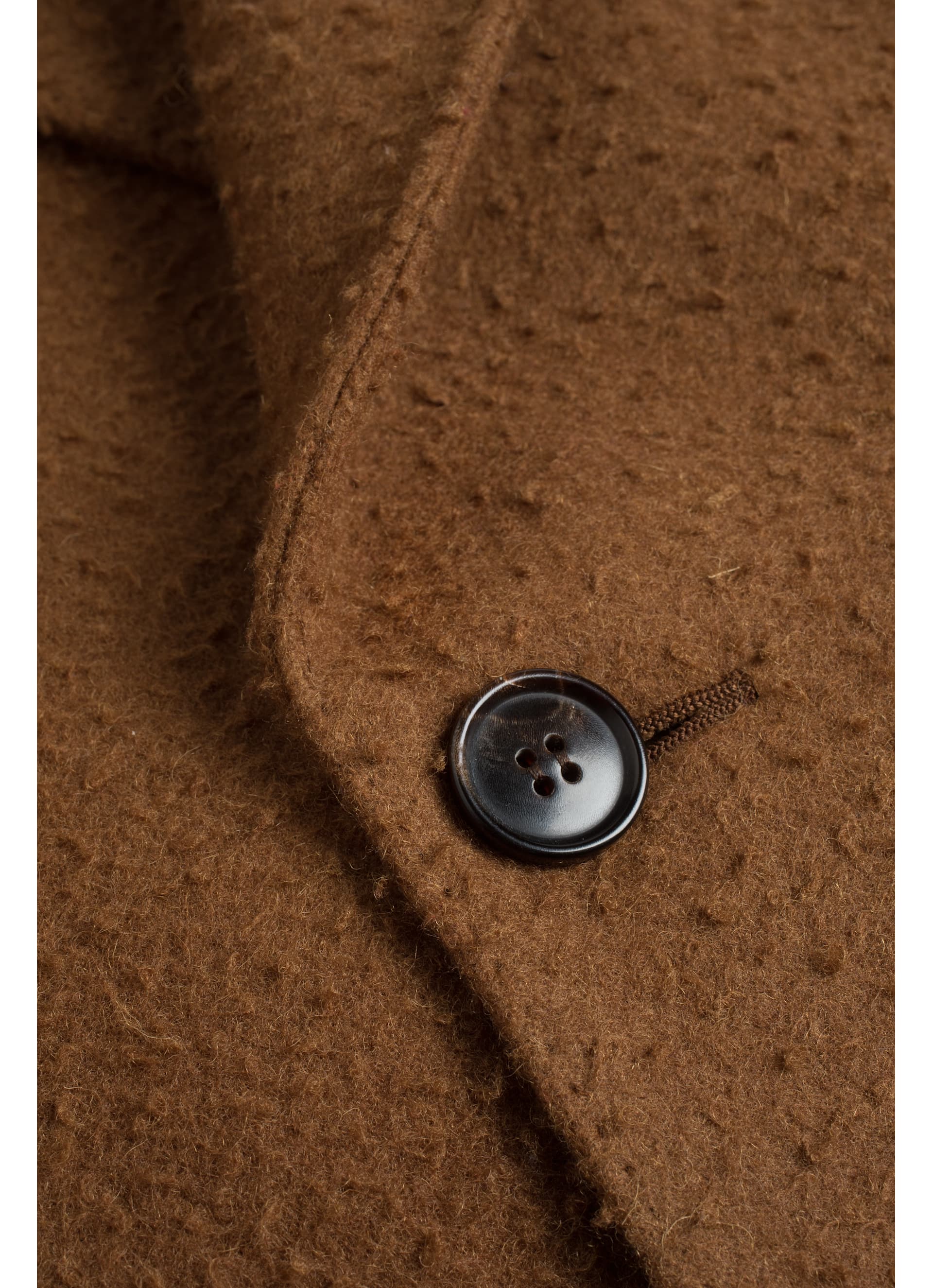 Brown Double Breasted Coat J538i | Suitsupply Online Store