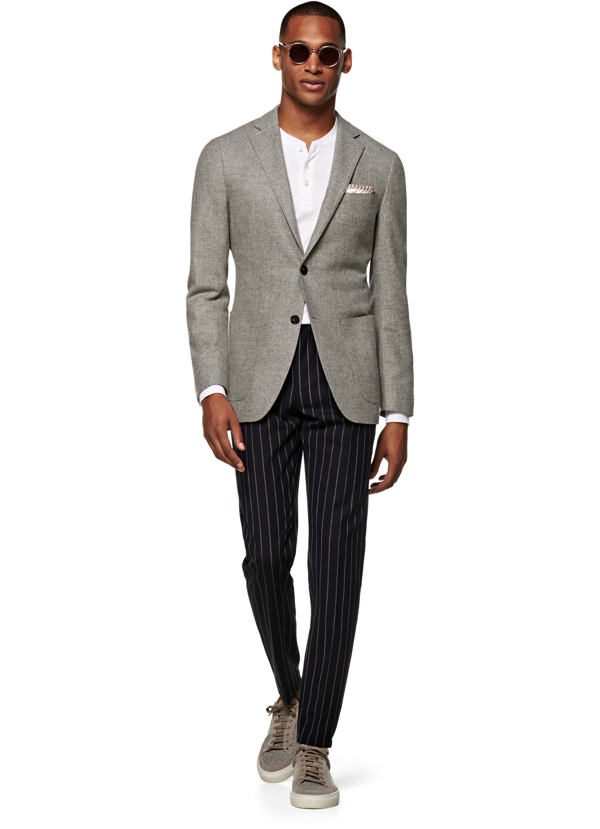 Jacket Grey Plain Havana C1072i | Suitsupply Online Store