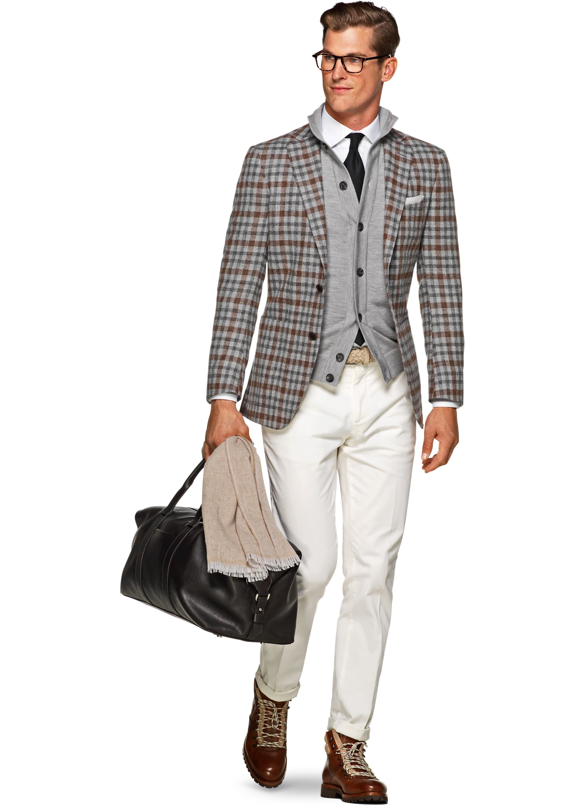 Jacket Grey Check Havana C1082i | Suitsupply Online Store