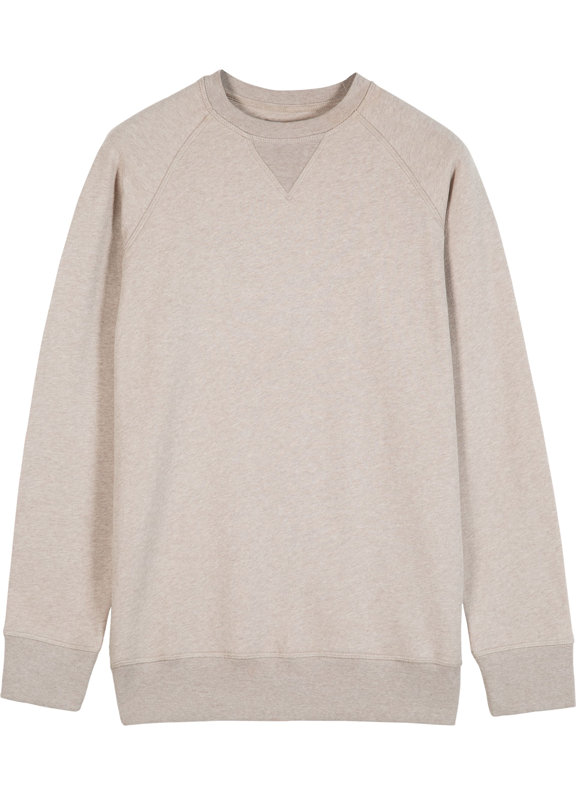 light brown crewneck sweatshirt