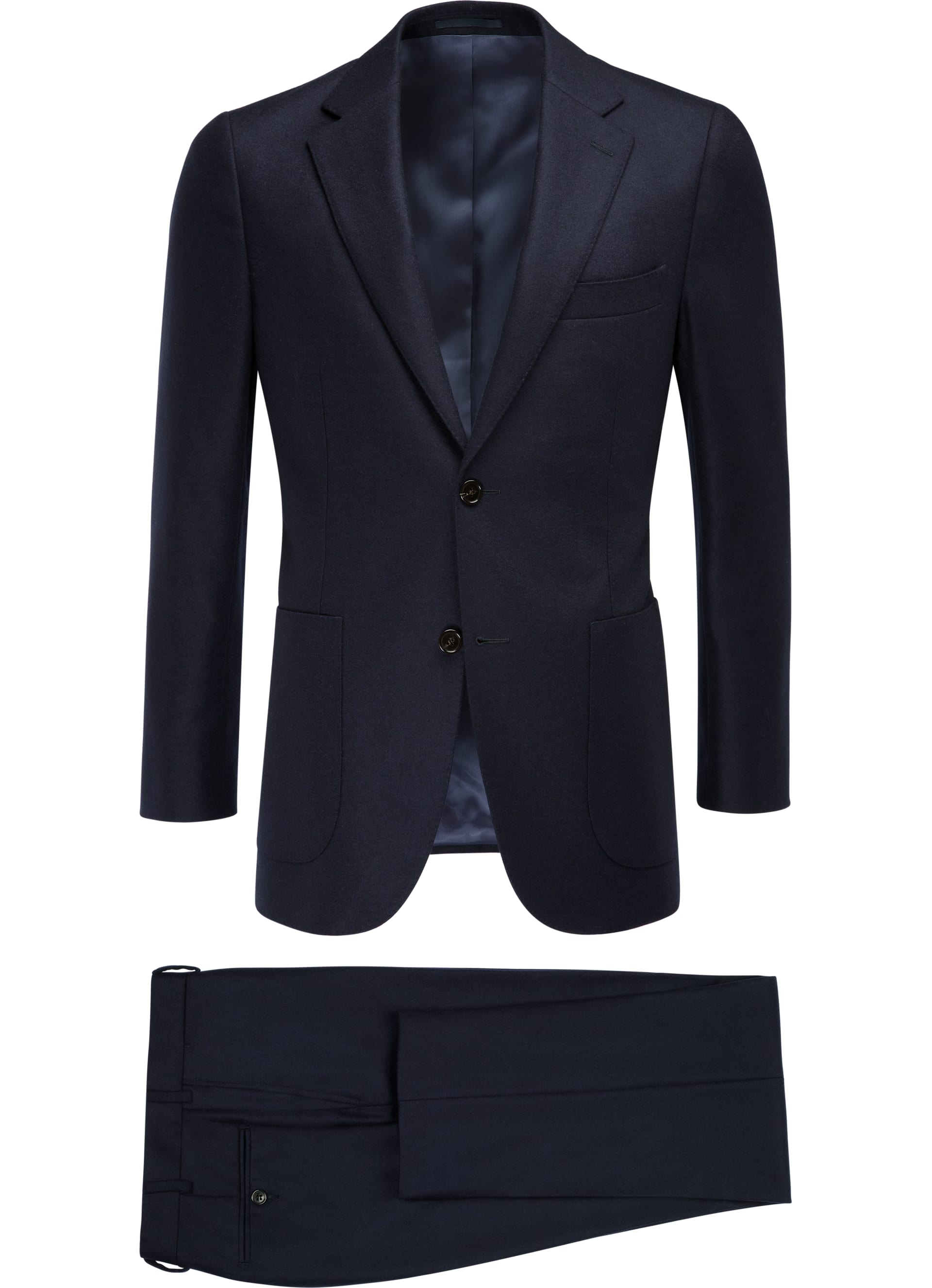 Suit Navy Plain Havana P4953i | Suitsupply Online Store