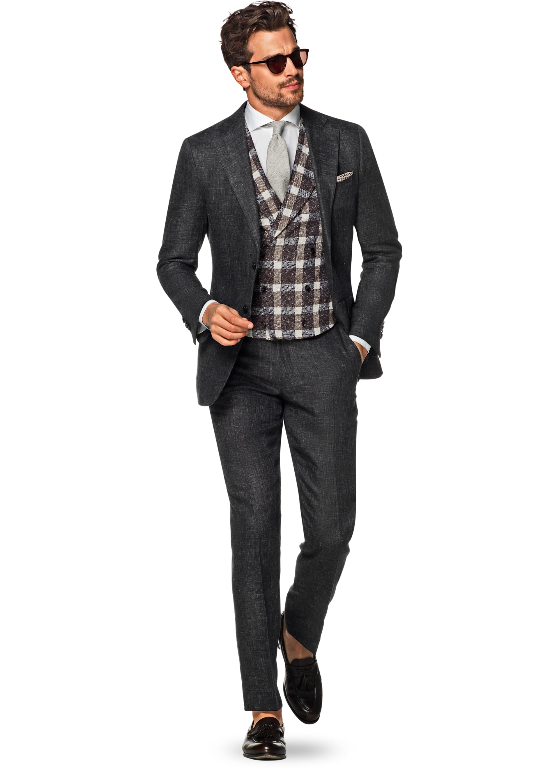 Suit Grey Plain Lazio P5104i | Suitsupply Online Store