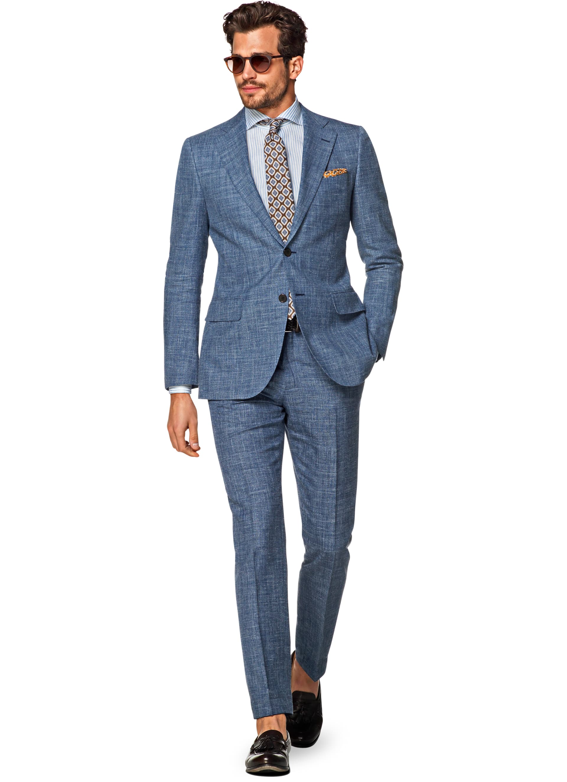 Suit Blue Plain Lazio P5132i | Suitsupply Online Store