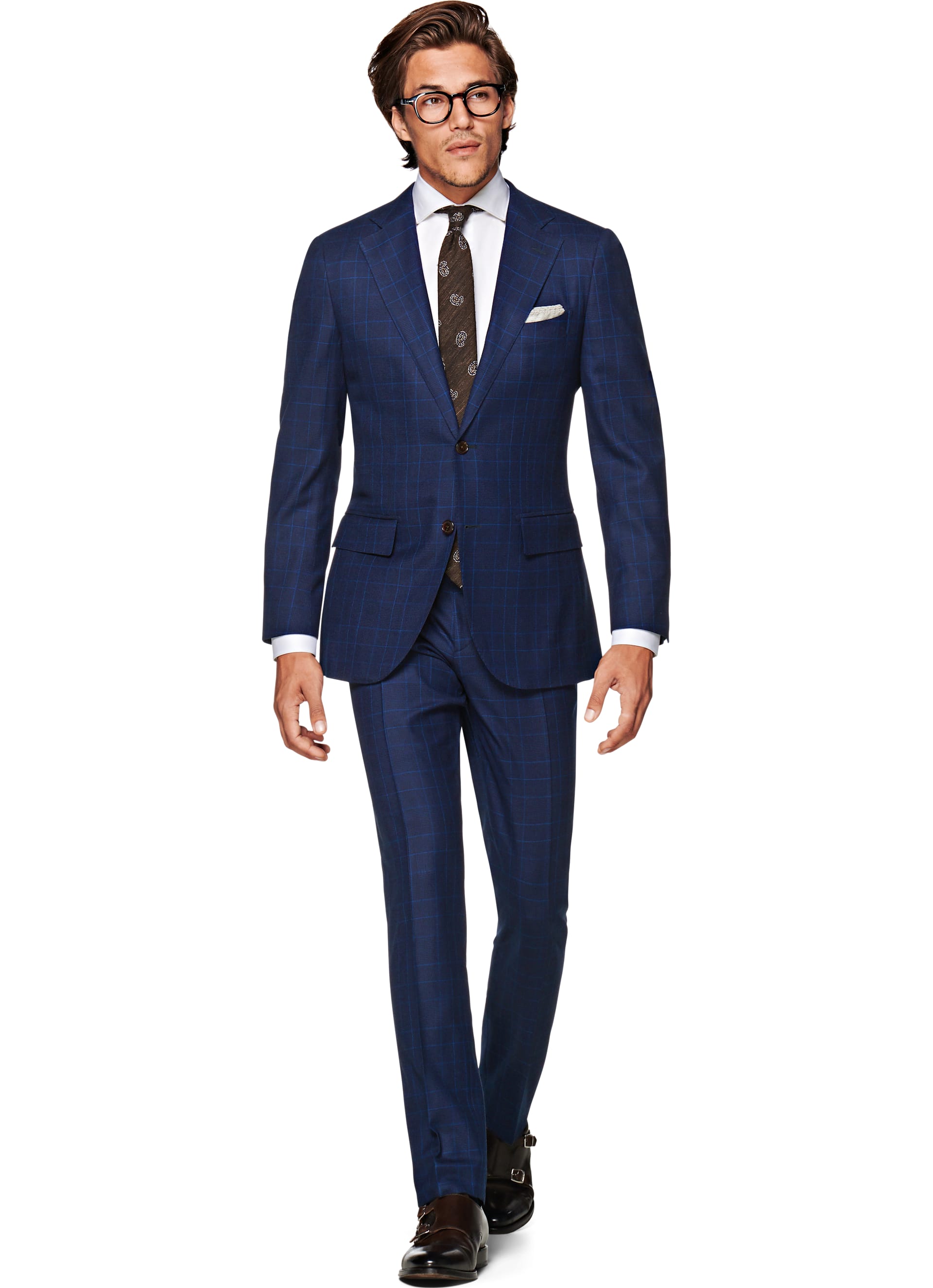 suit blue check la spalla p5507i | suitsupply online store
