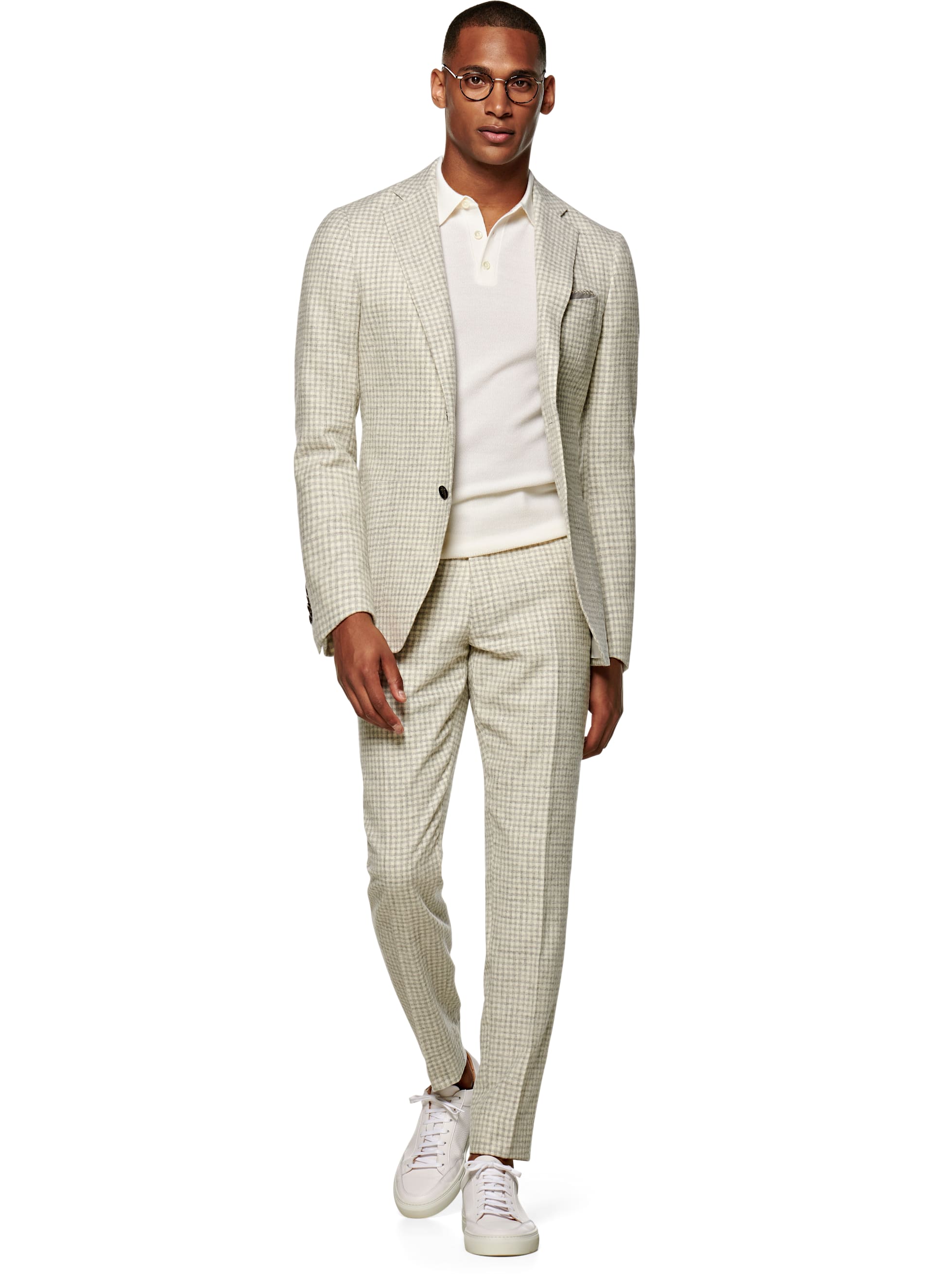 suit grey houndstooth havana p5531i | suitsupply online store