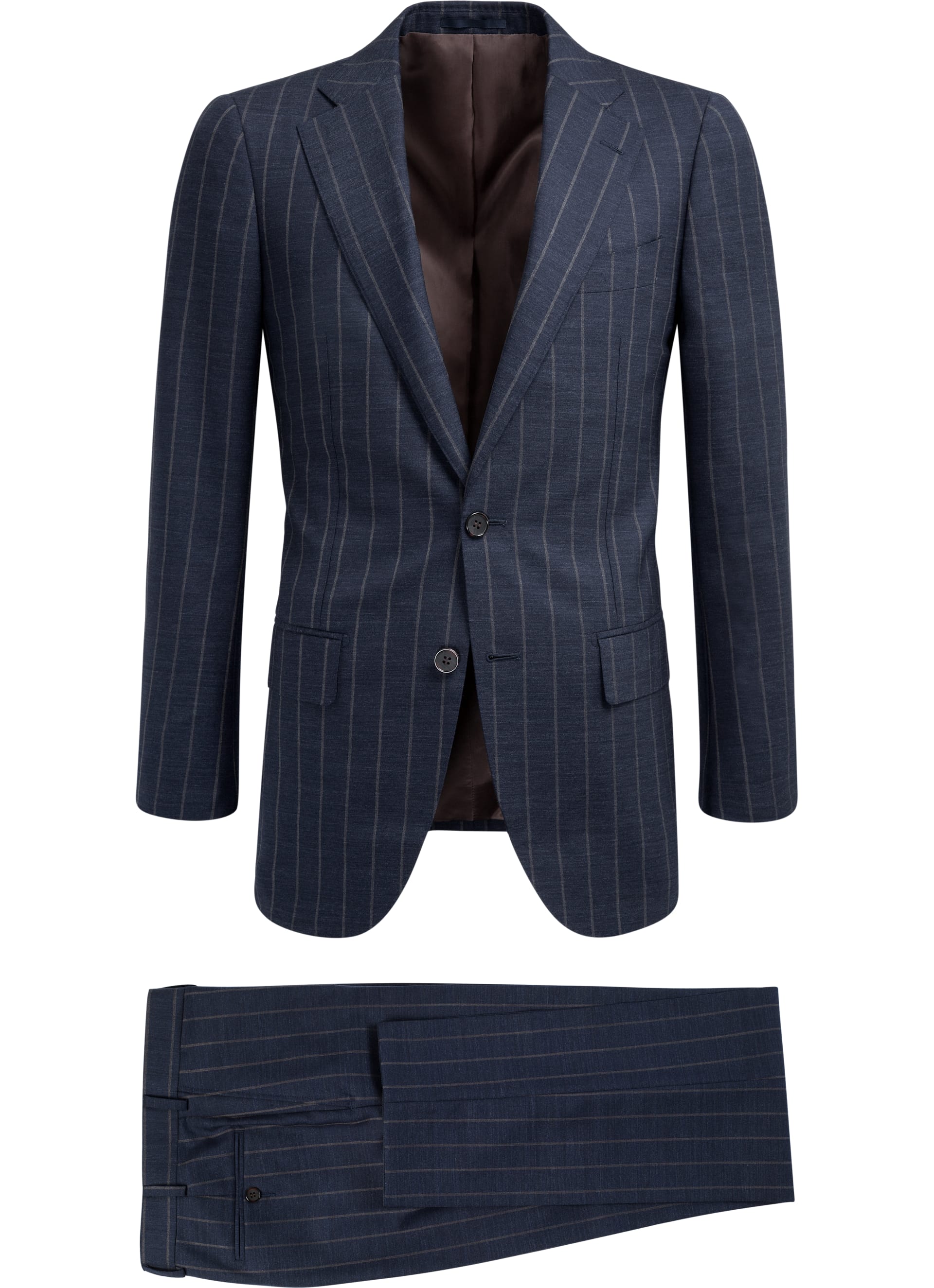Suit Blue Stripe Lazio P4854i | Suitsupply Online Store